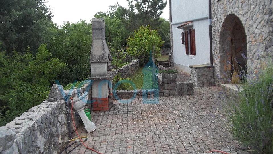Island of Krk, Dobrinj, surroundings, renovated stone house with a large garden