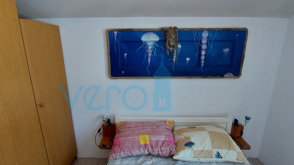 Malinska, dintorni, appartamento con una camera da letto con una bellissima vista sul mare
