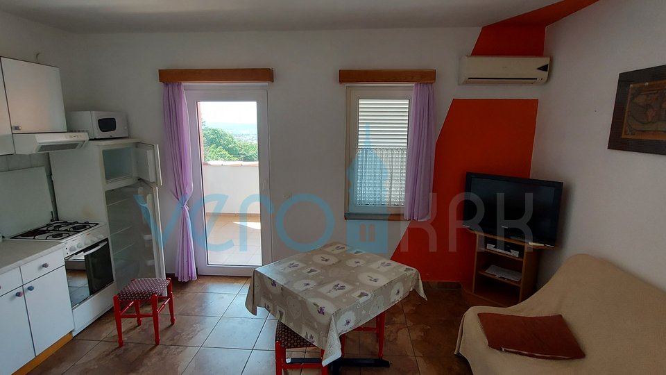 Malinska, surroundings, two bedroom apartment with a beautiful sea view