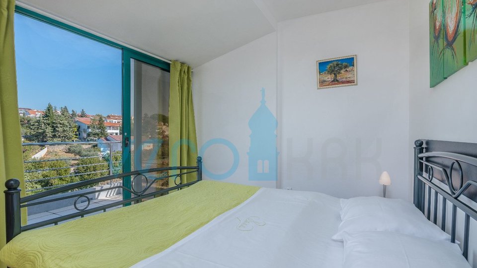 City of Krk, penthouse 70m2 with terrace and open view, for sale
