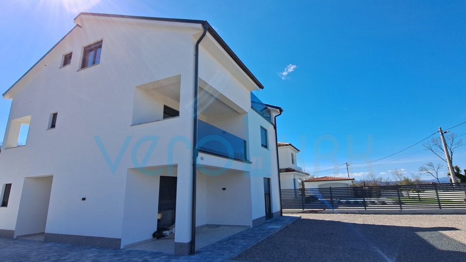 Malinska, wider surroundings, Newly built detached house 170 m2 with a beautiful view of the sea, for sale