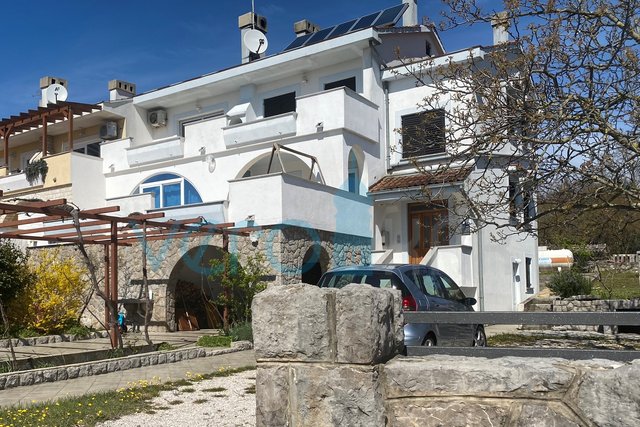 Krk, surroundings, Semi-detached house with a panoramic view, for sale