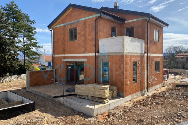 Town of Krk, wider area, semi-detached house, new construction, swimming pool, for sale