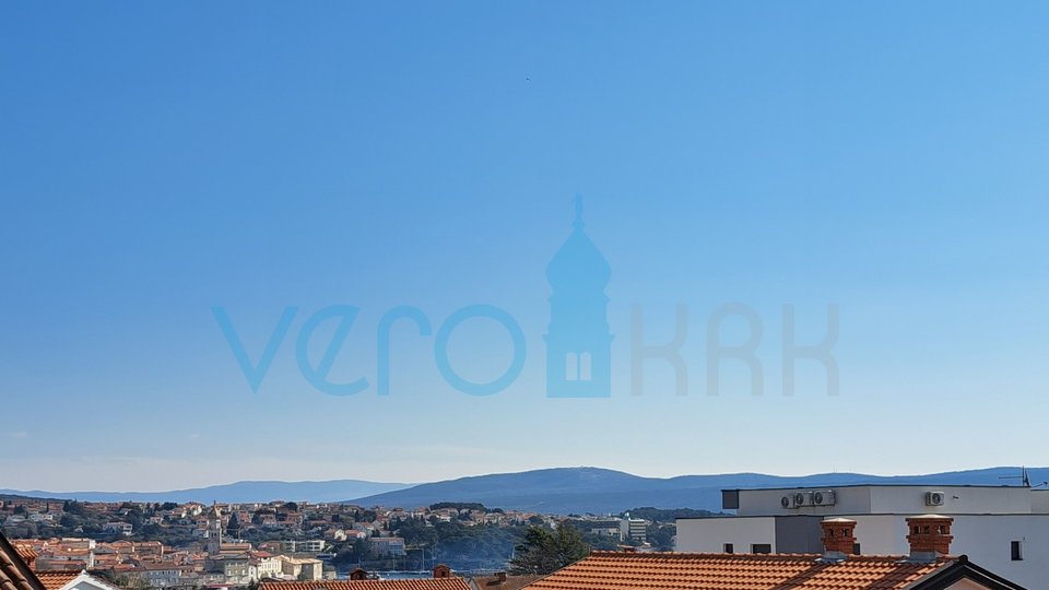 Grad Krk, ultra luksuzan stan, pogled, garaža, terasa, prodaja