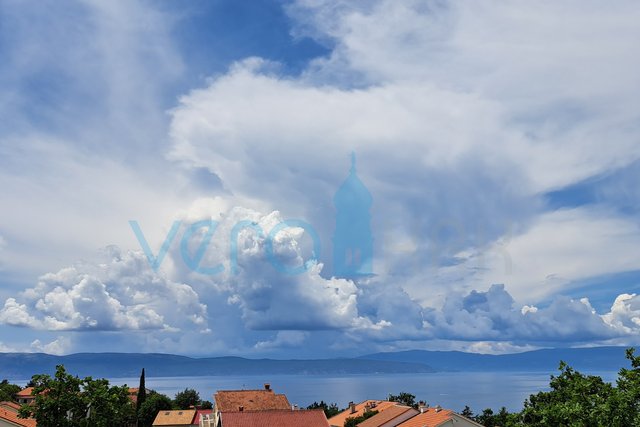 Otok Krk, Njivice, dvosoban stan 58 m2 sa prekrasnim panoramskim pogledom na more