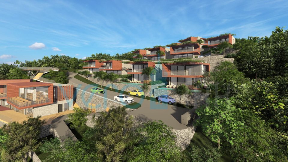 Kraljevica - land for the construction of a resort, 10 villas, for sale