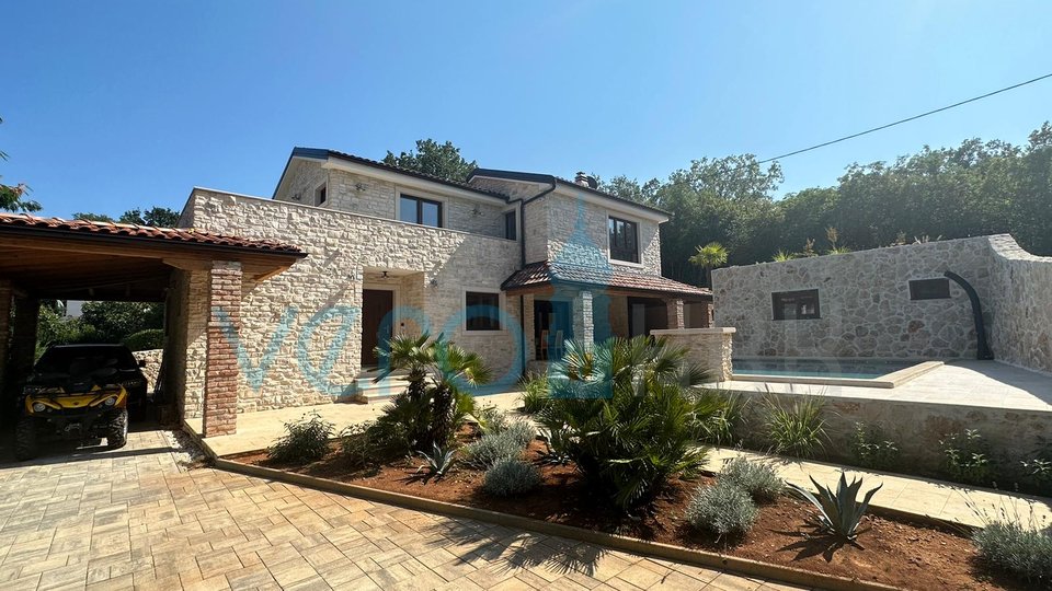 Soline Bay, surroundings, Modern stone villa with a swimming pool, 200 m2, for sale