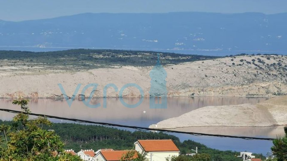 Jadranovo - građevinski teren 738 m2 s pogledom na more, prodaja