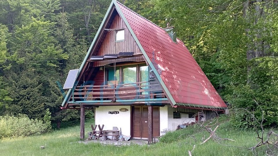 Jelenje, Lepenice, Samostojeća goranska kuća s na parceli od 1878 m2, prodaja