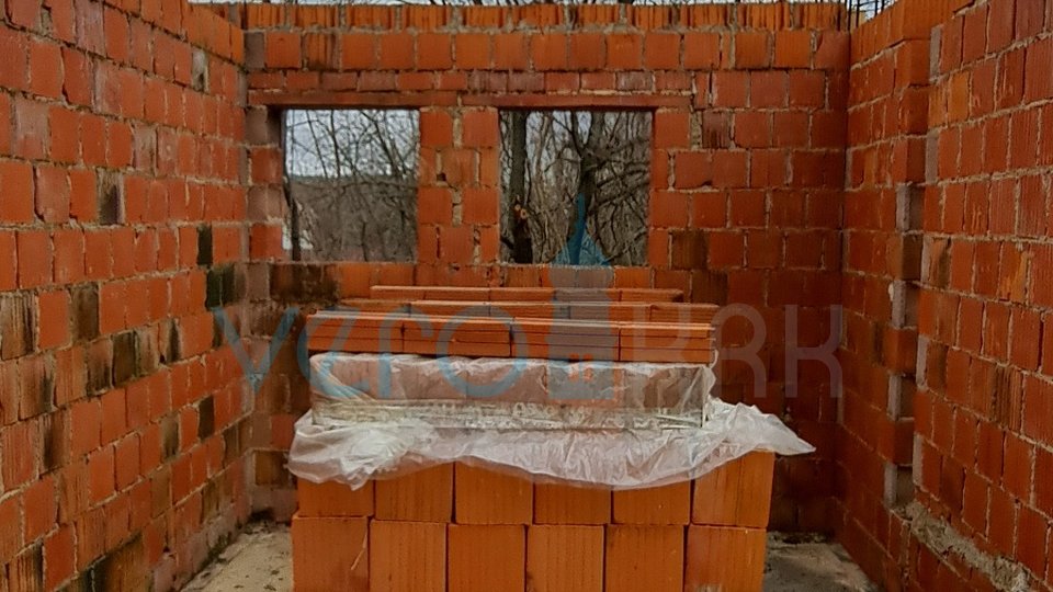 Šilo, surroundings, island of Krk, construction of family house started, sale