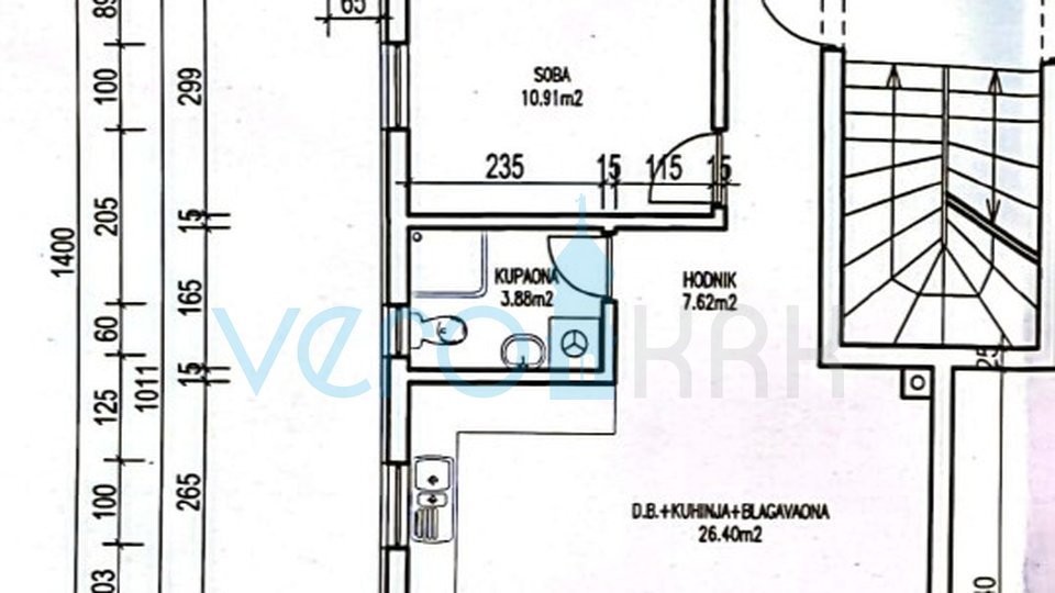 Appartamento, 71 m2, Vendita, Dobrinj - Soline
