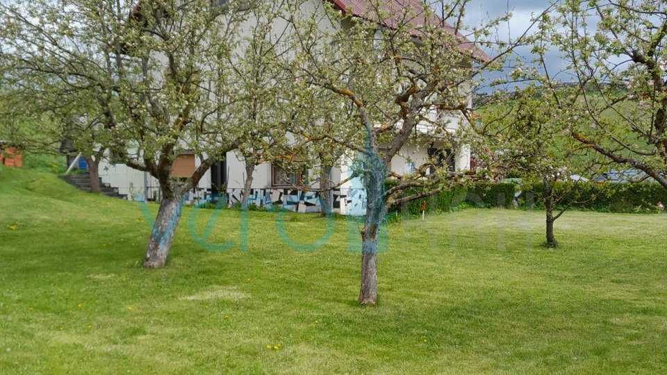 Čabar, Prezid, detached house, large garden, woodshed, for sale