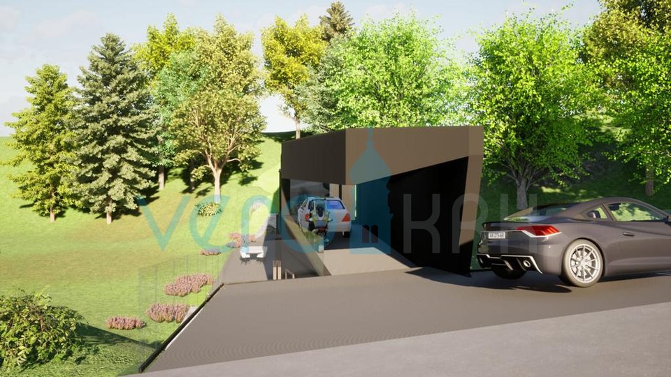 Vrbnik, building plot 646 m2, top location, view, sale