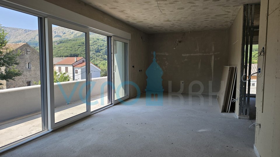 Island of Krk, Baška, surroundings, two-room apartment 65m2, first floor, for sale