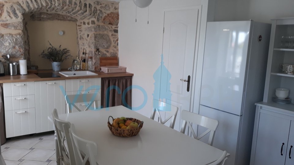 Punat, island of Krk, renovated stone house in the center of town, view, garden, for sale