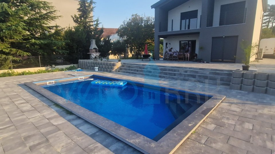 Vrbnik, island of Krk, dynamic detached house with pool and large garden