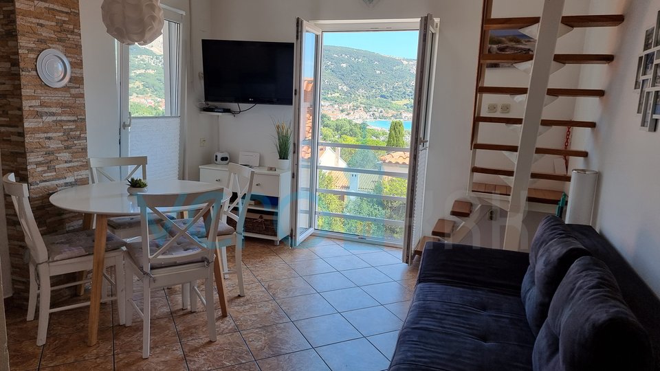 Insel Krk, Baška, Wohnung 57m2, zweiter Stock, Meerblick, zu verkaufen