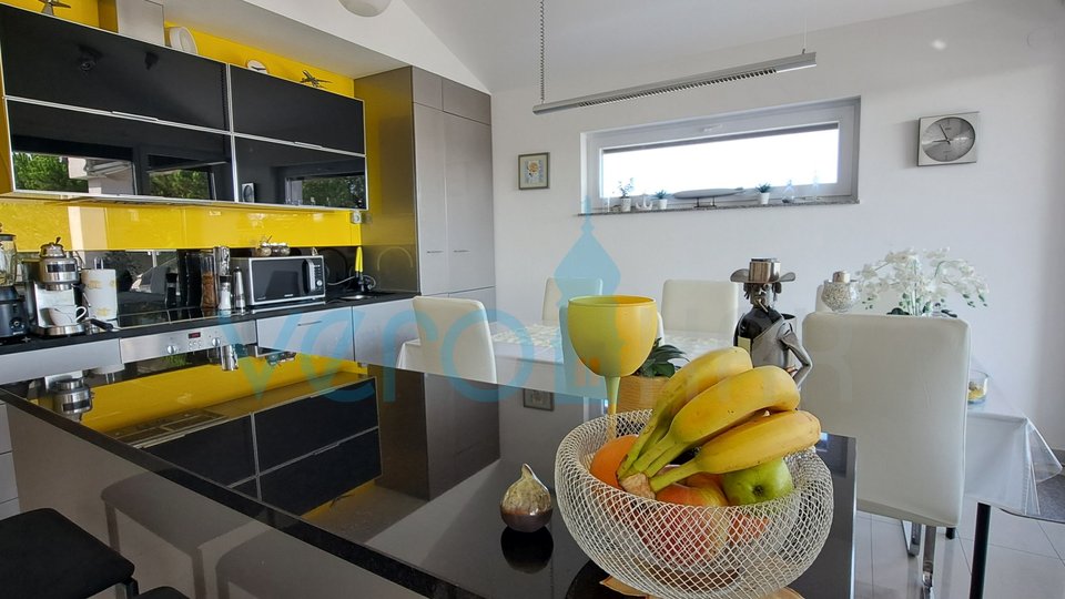 Island of Krk-Malinska, two modern apartments with sea view, garden, sale