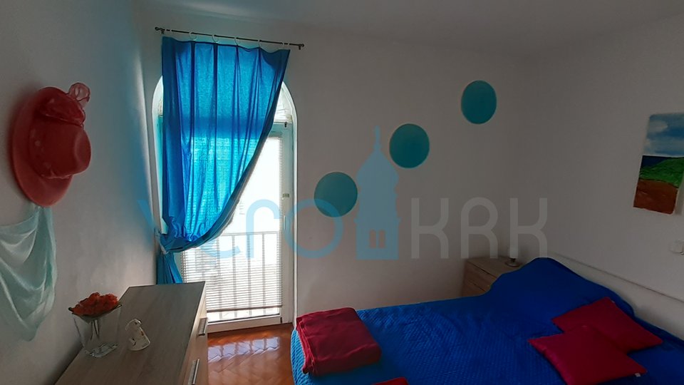 Isola di Krk, Malinska, appartamento con una camera da letto nel centro della città