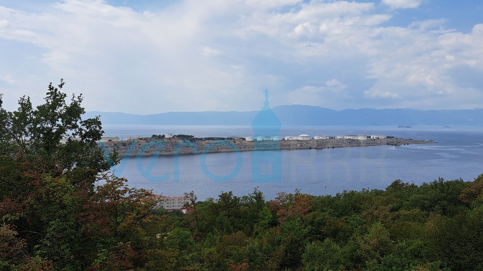 Omišalj, Insel Krk, Apartment mit einem Schlafzimmer, Meerblick, Terrasse, zu vermieten