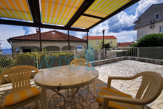 Crikvenica, center, floor of the house, spacious terrace, view, garden, sale