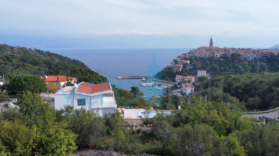 Vrbnik, Insel Krk, Baugrundstück, Meerblick, zu verkaufen