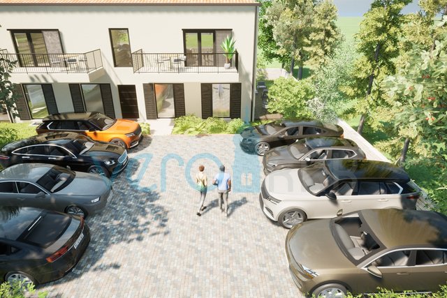 Isola di Krk, Omišalj, appartamento con 2 camere da letto al 1° piano con balcone e 2 posti auto, nuova costruzione, vendita