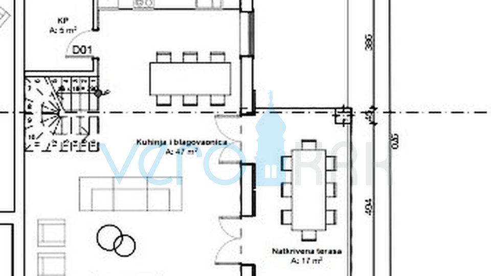 Vrbnik, Risika, Doppelhaushälfte 100m2, neu gebaut, zu verkaufen