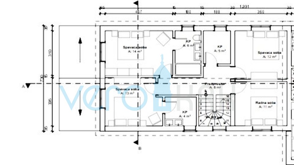 Vrbnik, Risika, casa bifamiliare 150m2 con piscina, in vendita