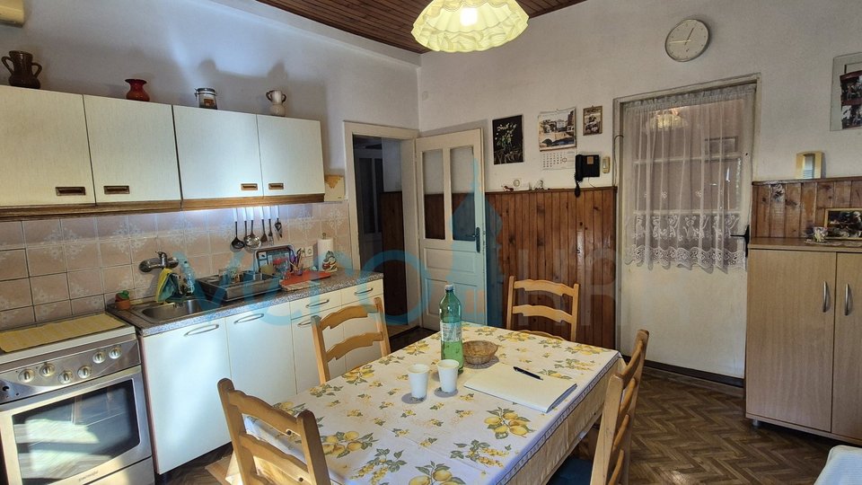 Dobrinj, island of Krk, detached stone house, sea view, terrace, tavern, for sale