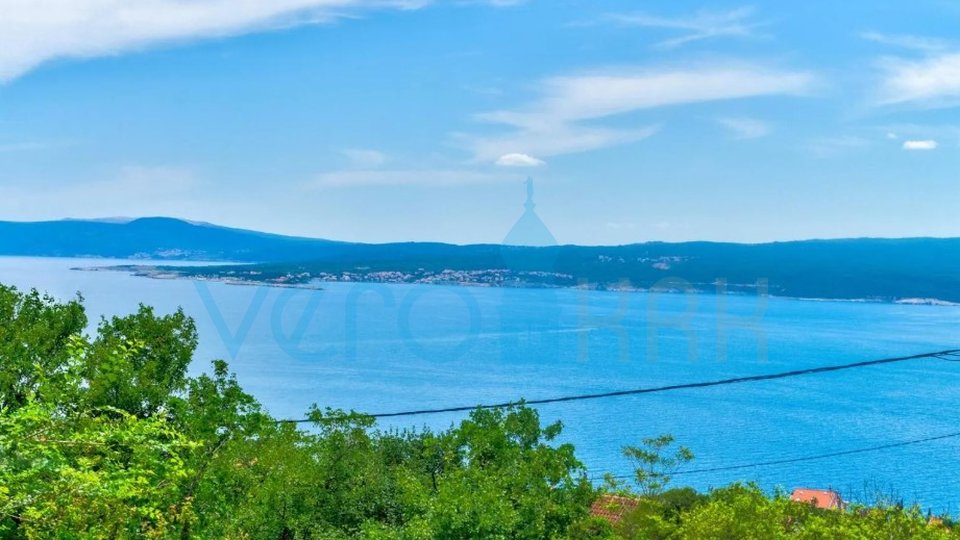 Crikvenica, Dramalj, Stan 48,83 m2 na 1. katu s otvorenim pogledom na more, 1km do plaže, prodaja