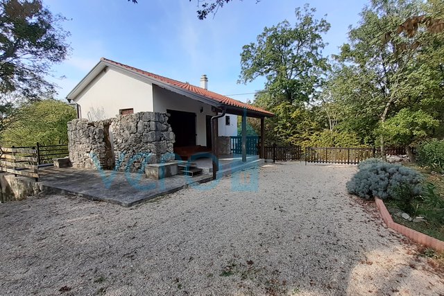 Island Krk, Dobrinj, surroundings, new stone detached house with garden